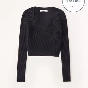 Abercrombie LuxeLoft Slim Wrap Sweater